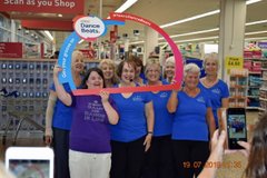 Dancing for Charity at Tesco