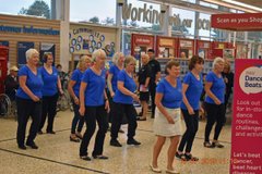 Dancing for Charity at Tesco